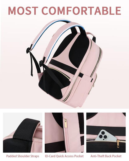 Pink Travel Backpack