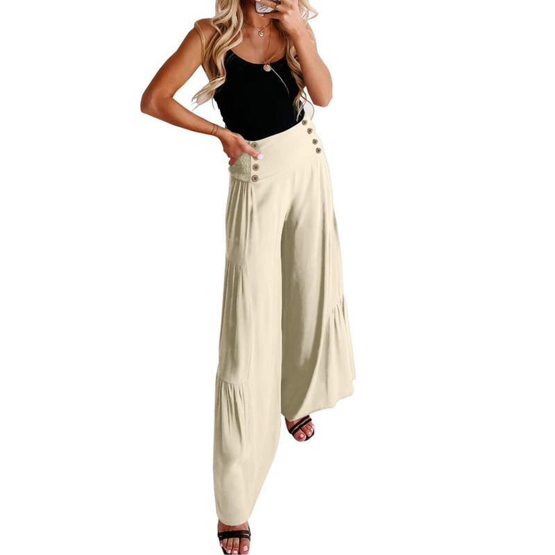 Women's High Waist Wide Leg Pants