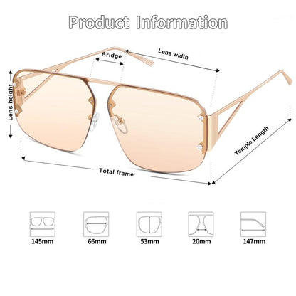 Womens Trendy Aviator Sunglasses